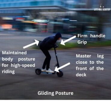 Gliding Posture For Riding Kick Scooter